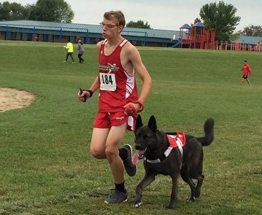 Teen and His Dog Make History Running Cross Country