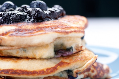 blueberry pancakes